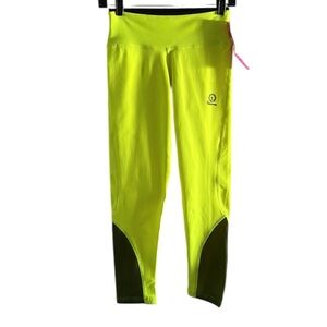 Grama Leggings Neon-Green S petite
